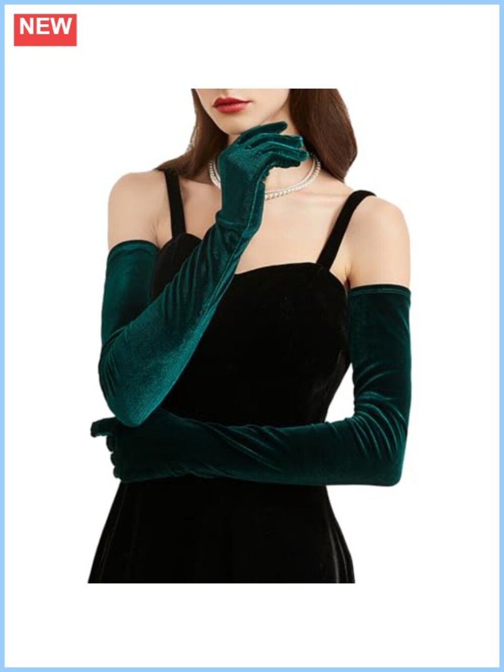 Velvet Opera Gloves 25.5" Long Evening Elbow Gloves Flapper Cosplay
